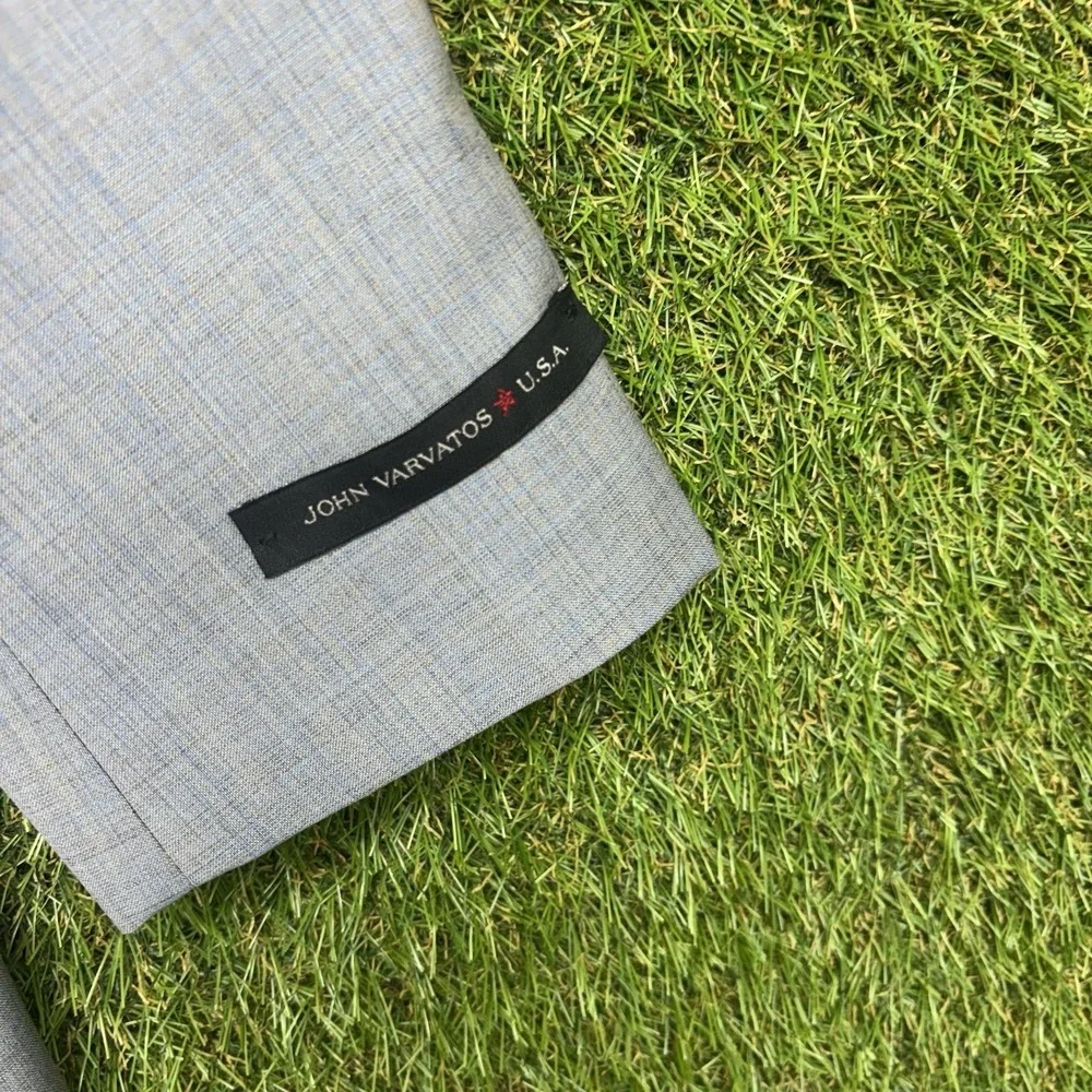 John Varvatos Blazer Boys 14R Youth Blue 100% Wool Two Button Front NWT